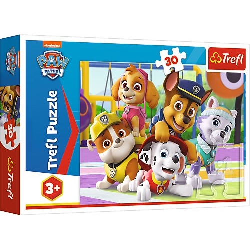 Puzzle Psi Patrol zawsze na czas